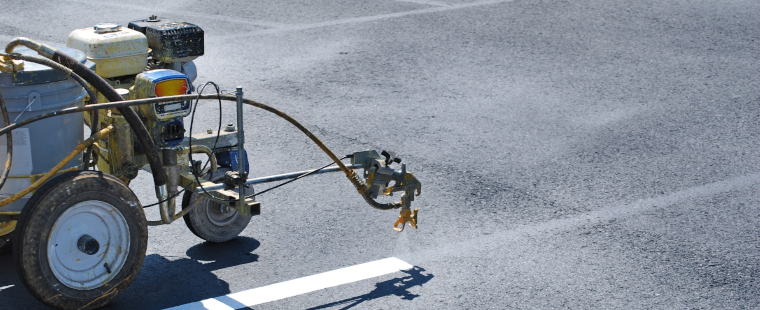 Asphalt Parking Lot Stripping.